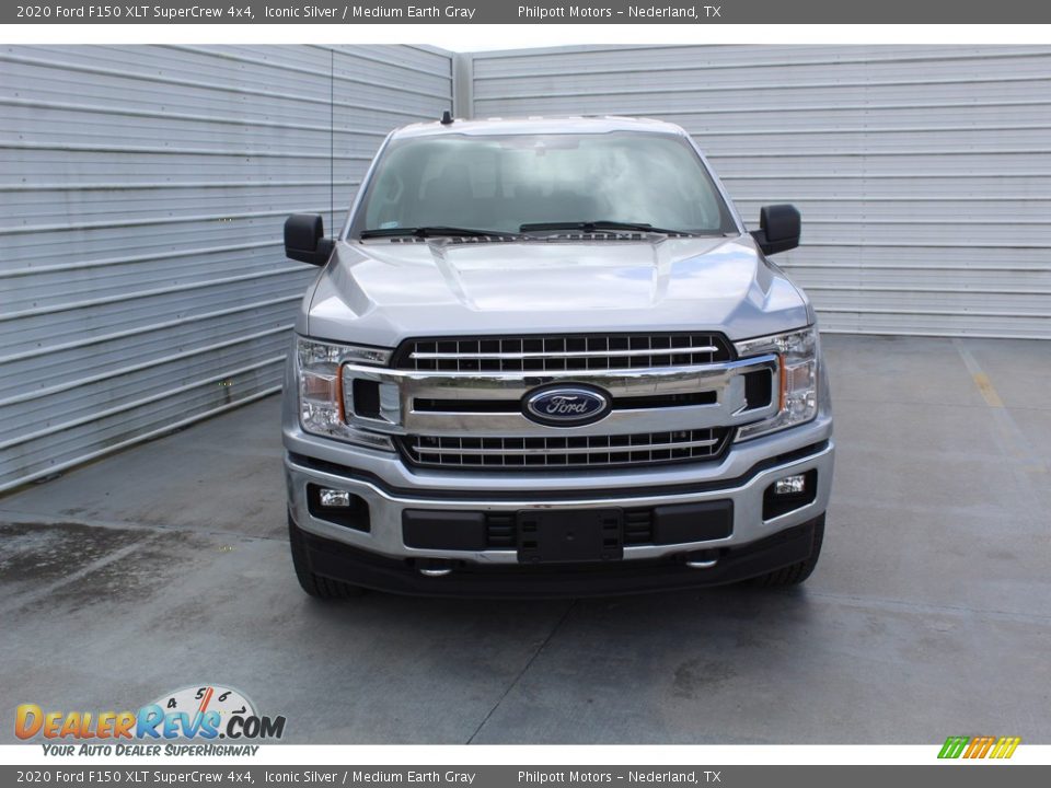 2020 Ford F150 XLT SuperCrew 4x4 Iconic Silver / Medium Earth Gray Photo #3
