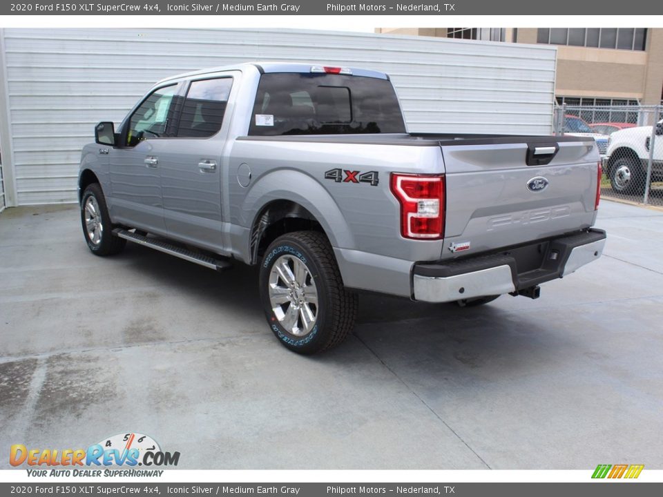 2020 Ford F150 XLT SuperCrew 4x4 Iconic Silver / Medium Earth Gray Photo #6