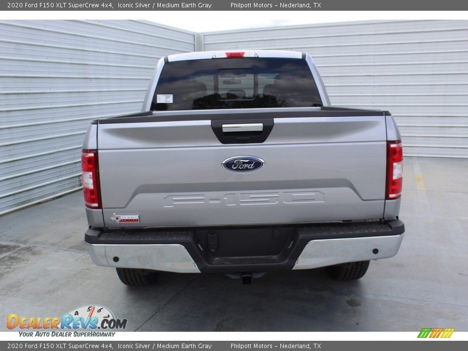 2020 Ford F150 XLT SuperCrew 4x4 Iconic Silver / Medium Earth Gray Photo #7