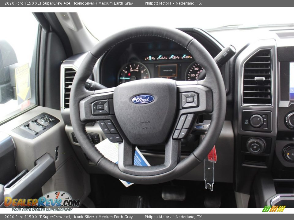 2020 Ford F150 XLT SuperCrew 4x4 Iconic Silver / Medium Earth Gray Photo #21