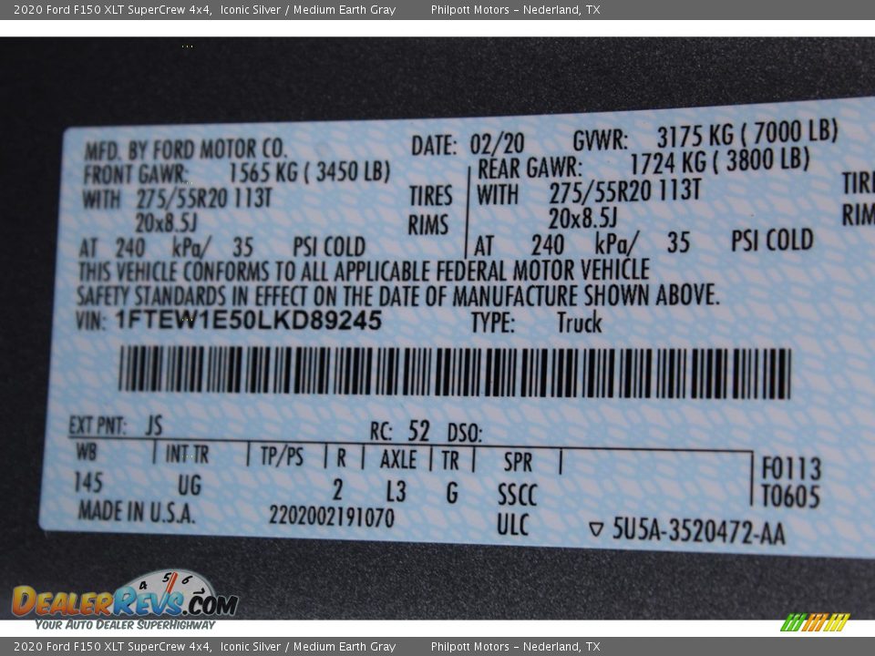 2020 Ford F150 XLT SuperCrew 4x4 Iconic Silver / Medium Earth Gray Photo #23