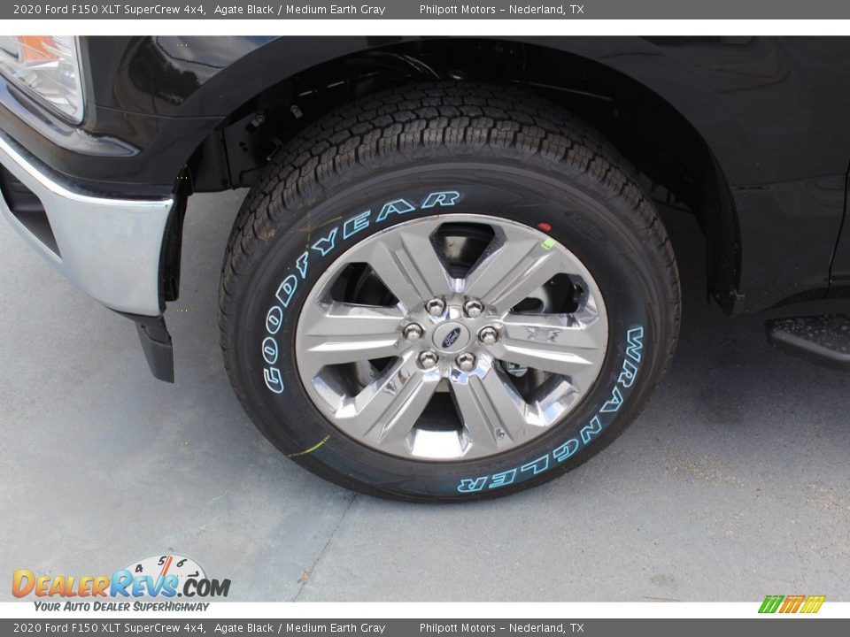 2020 Ford F150 XLT SuperCrew 4x4 Agate Black / Medium Earth Gray Photo #5