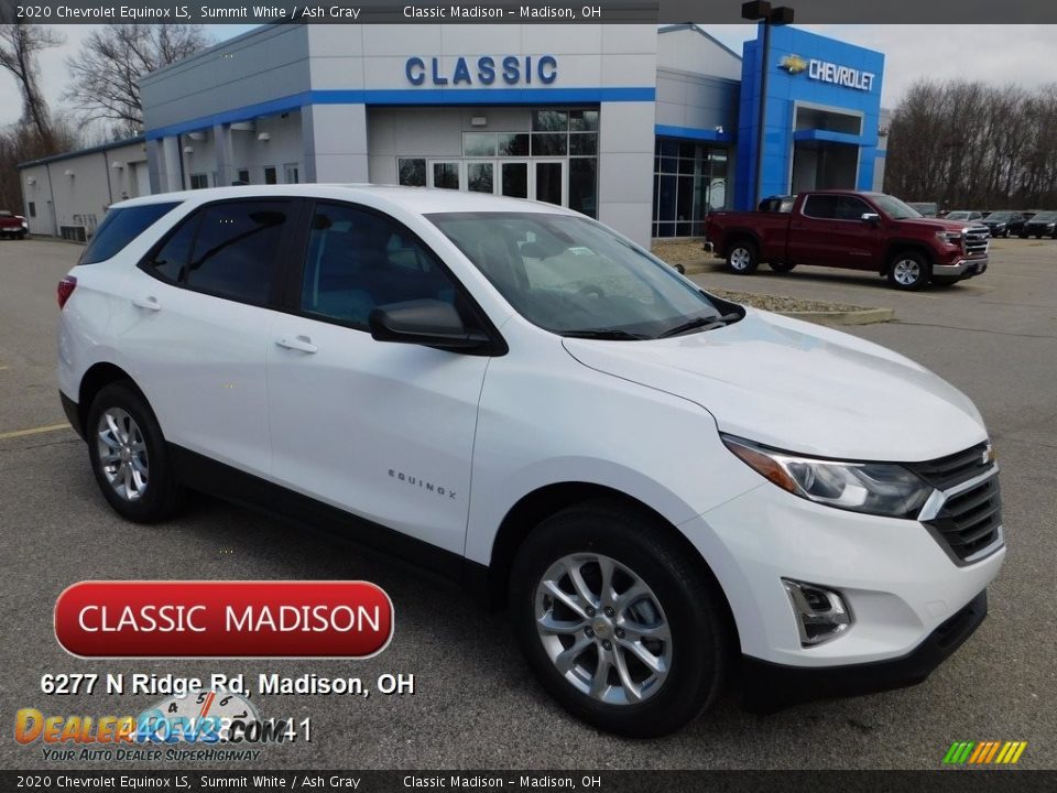 2020 Chevrolet Equinox LS Summit White / Ash Gray Photo #1