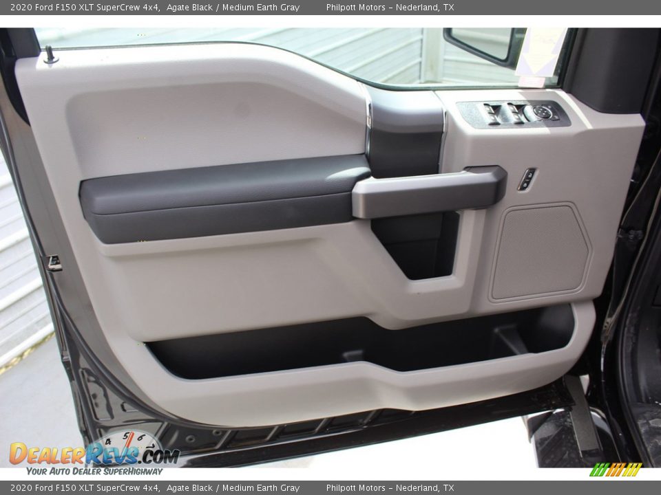 2020 Ford F150 XLT SuperCrew 4x4 Agate Black / Medium Earth Gray Photo #9