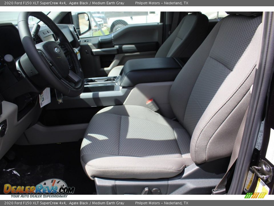 2020 Ford F150 XLT SuperCrew 4x4 Agate Black / Medium Earth Gray Photo #10