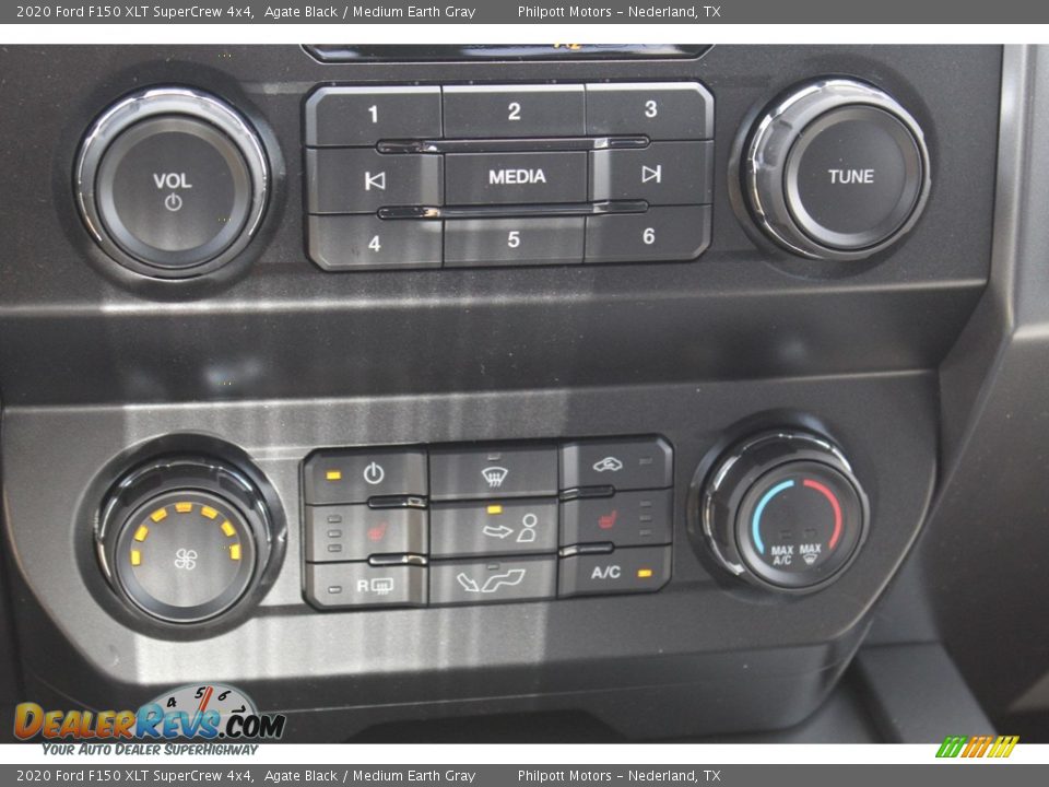 2020 Ford F150 XLT SuperCrew 4x4 Agate Black / Medium Earth Gray Photo #16