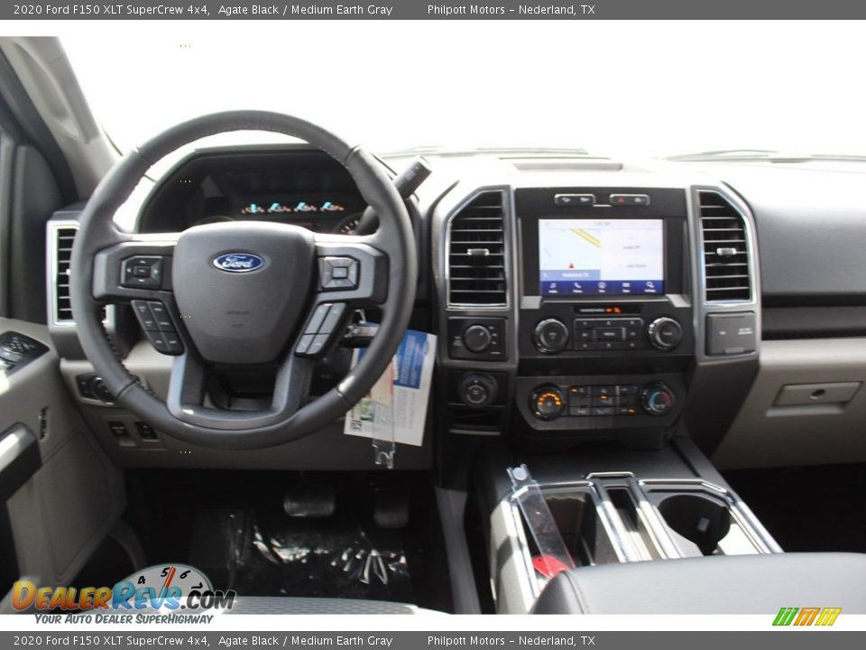 2020 Ford F150 XLT SuperCrew 4x4 Agate Black / Medium Earth Gray Photo #20