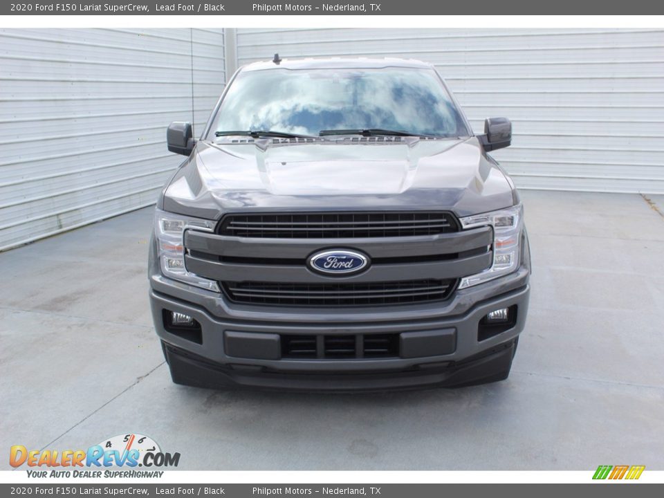 2020 Ford F150 Lariat SuperCrew Lead Foot / Black Photo #3