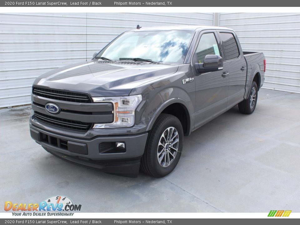 2020 Ford F150 Lariat SuperCrew Lead Foot / Black Photo #4