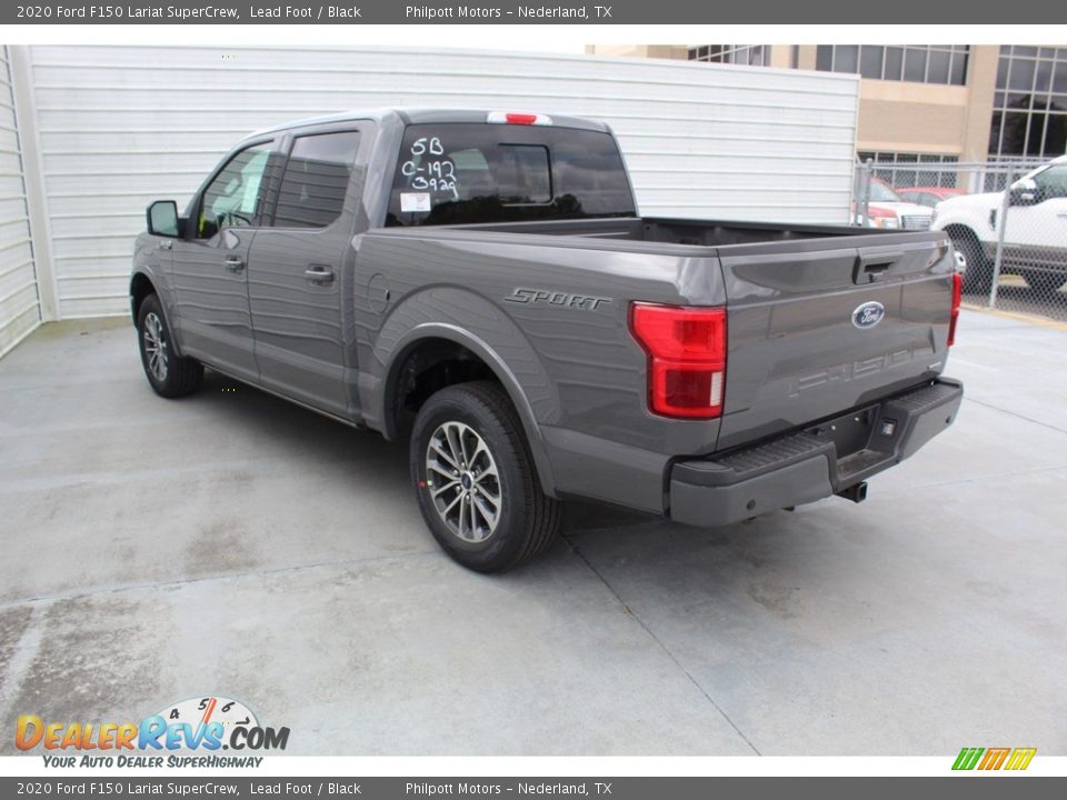 2020 Ford F150 Lariat SuperCrew Lead Foot / Black Photo #6