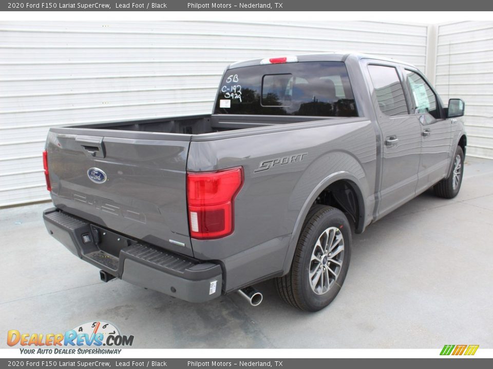 2020 Ford F150 Lariat SuperCrew Lead Foot / Black Photo #8