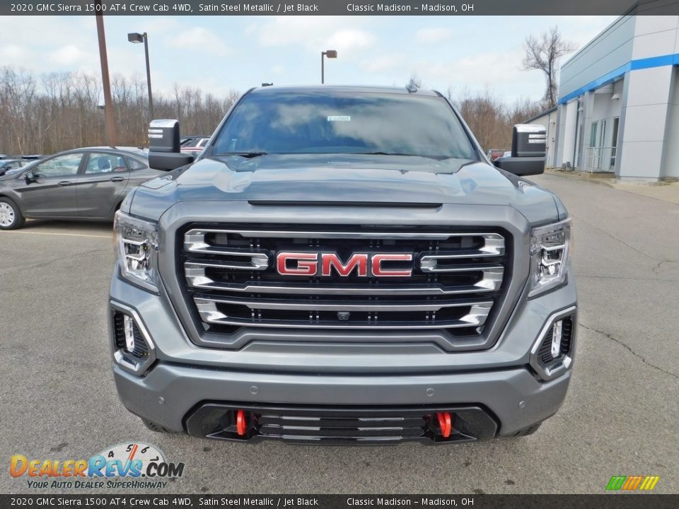 2020 GMC Sierra 1500 AT4 Crew Cab 4WD Satin Steel Metallic / Jet Black Photo #4