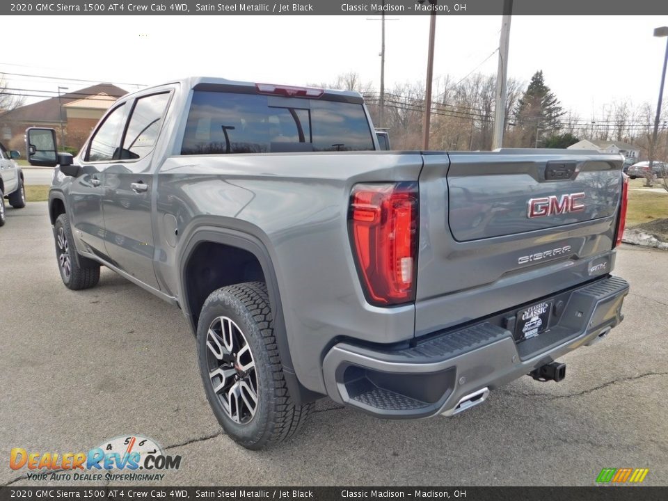 2020 GMC Sierra 1500 AT4 Crew Cab 4WD Satin Steel Metallic / Jet Black Photo #7