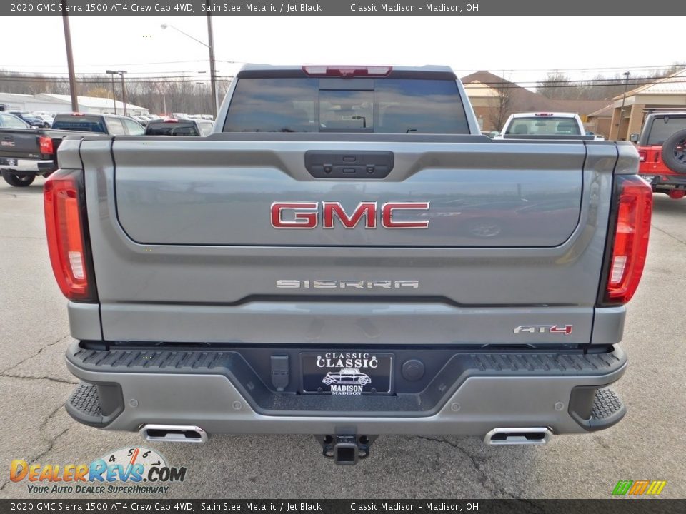 2020 GMC Sierra 1500 AT4 Crew Cab 4WD Satin Steel Metallic / Jet Black Photo #8