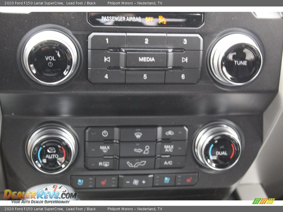2020 Ford F150 Lariat SuperCrew Lead Foot / Black Photo #16