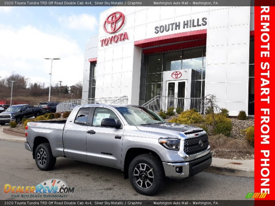 2020 Toyota Tundra TRD Off Road Double Cab 4x4 Silver Sky Metallic / Graphite Photo #1