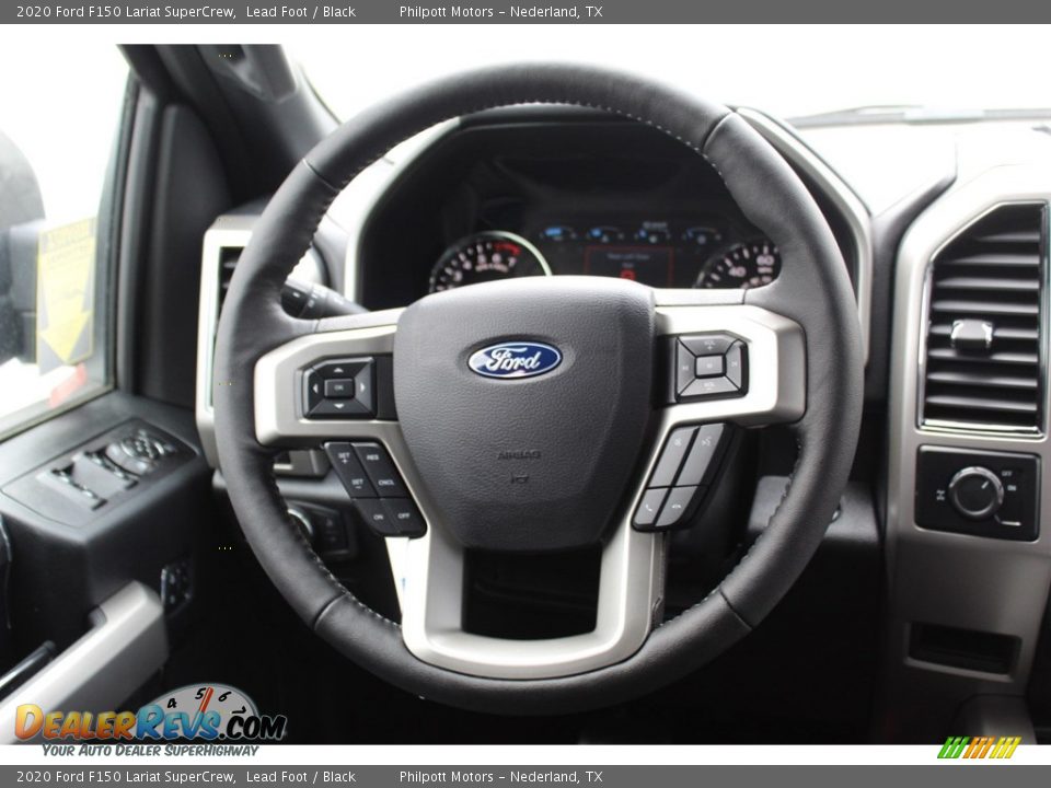 2020 Ford F150 Lariat SuperCrew Lead Foot / Black Photo #22