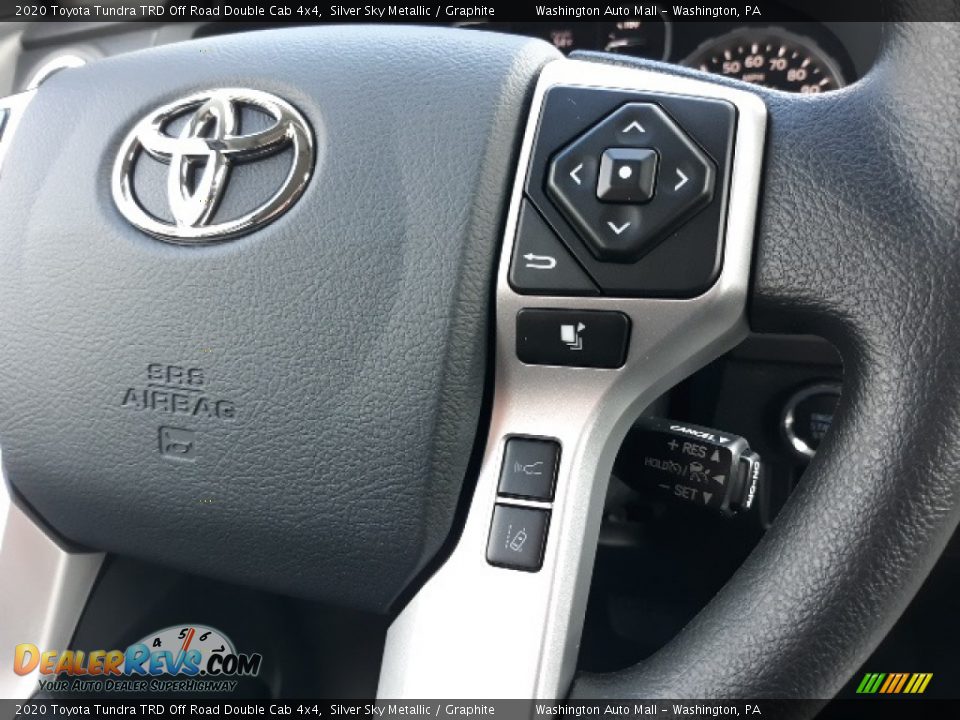 2020 Toyota Tundra TRD Off Road Double Cab 4x4 Silver Sky Metallic / Graphite Photo #6