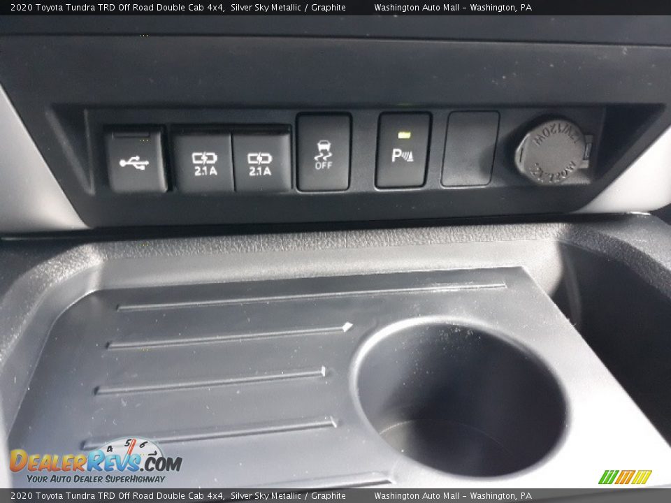 2020 Toyota Tundra TRD Off Road Double Cab 4x4 Silver Sky Metallic / Graphite Photo #14