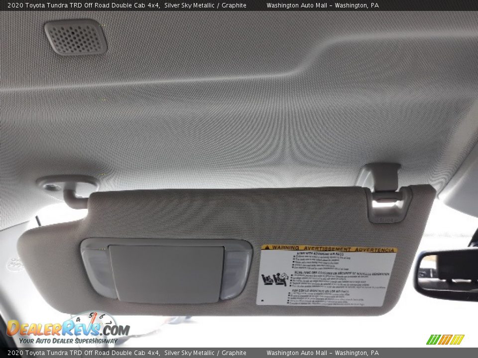 2020 Toyota Tundra TRD Off Road Double Cab 4x4 Silver Sky Metallic / Graphite Photo #18