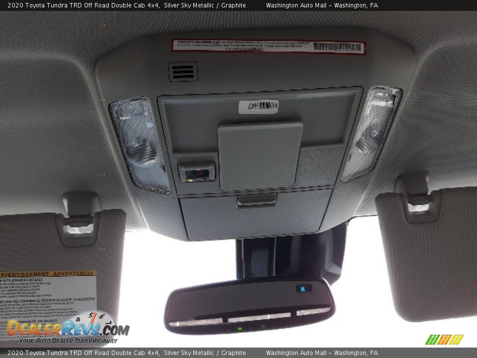 2020 Toyota Tundra TRD Off Road Double Cab 4x4 Silver Sky Metallic / Graphite Photo #19