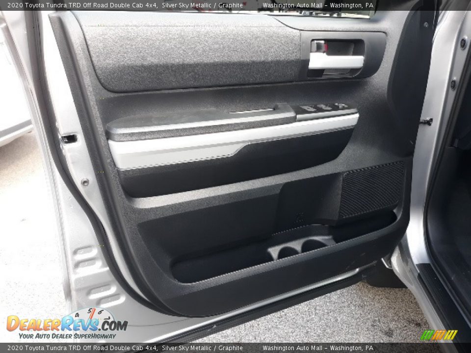 2020 Toyota Tundra TRD Off Road Double Cab 4x4 Silver Sky Metallic / Graphite Photo #24