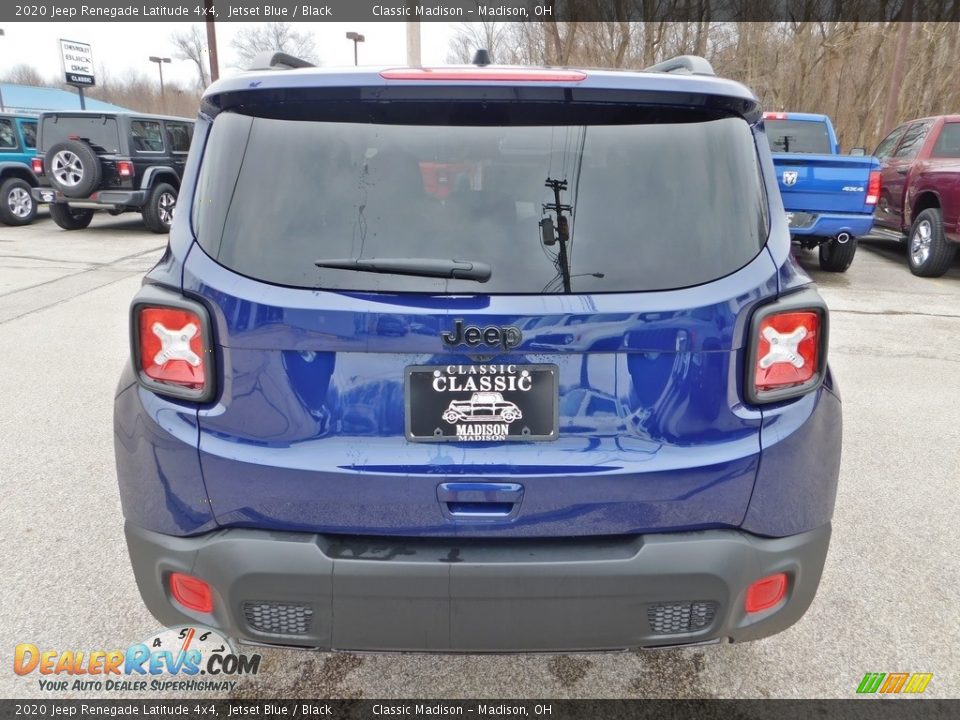 2020 Jeep Renegade Latitude 4x4 Jetset Blue / Black Photo #8