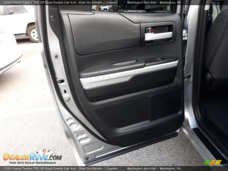 2020 Toyota Tundra TRD Off Road Double Cab 4x4 Silver Sky Metallic / Graphite Photo #30