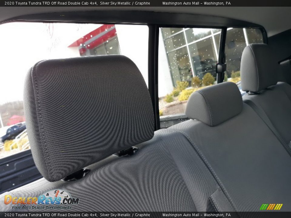 2020 Toyota Tundra TRD Off Road Double Cab 4x4 Silver Sky Metallic / Graphite Photo #34