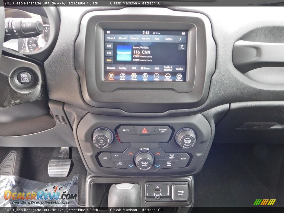 2020 Jeep Renegade Latitude 4x4 Jetset Blue / Black Photo #13