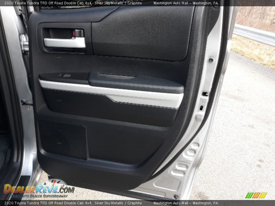 2020 Toyota Tundra TRD Off Road Double Cab 4x4 Silver Sky Metallic / Graphite Photo #36