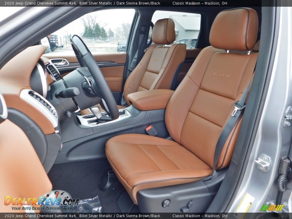 Dark Sienna Brown/Black Interior - 2020 Jeep Grand Cherokee Summit 4x4 Photo #2