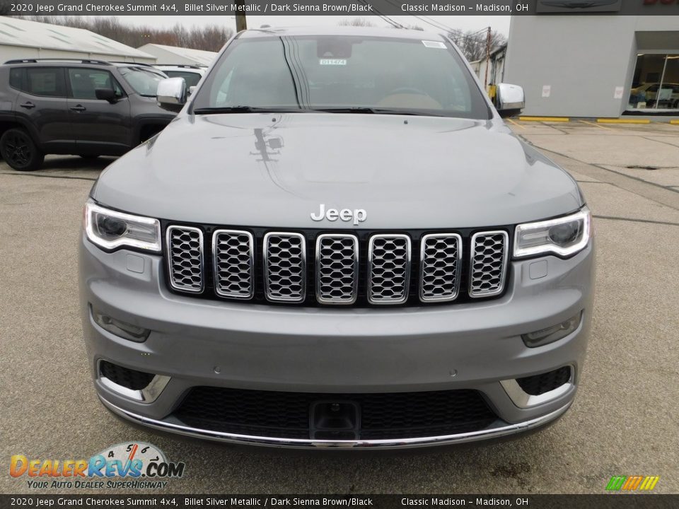 2020 Jeep Grand Cherokee Summit 4x4 Billet Silver Metallic / Dark Sienna Brown/Black Photo #4