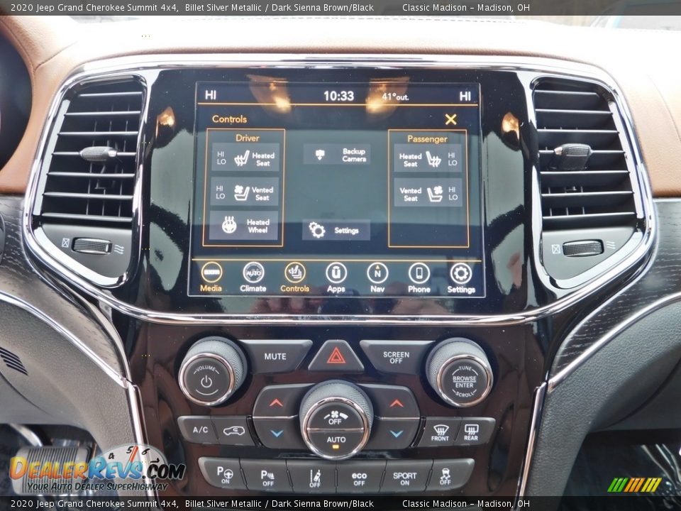 Controls of 2020 Jeep Grand Cherokee Summit 4x4 Photo #14