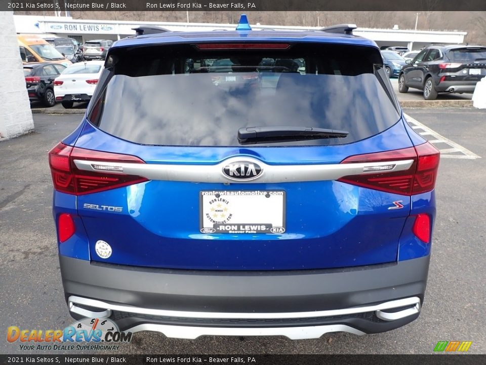 2021 Kia Seltos S Neptune Blue / Black Photo #3