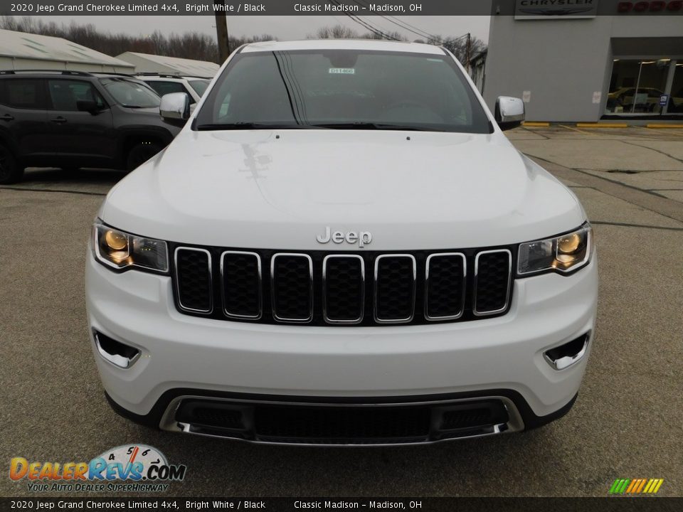 2020 Jeep Grand Cherokee Limited 4x4 Bright White / Black Photo #4