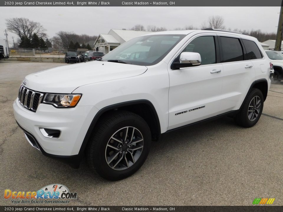 2020 Jeep Grand Cherokee Limited 4x4 Bright White / Black Photo #5