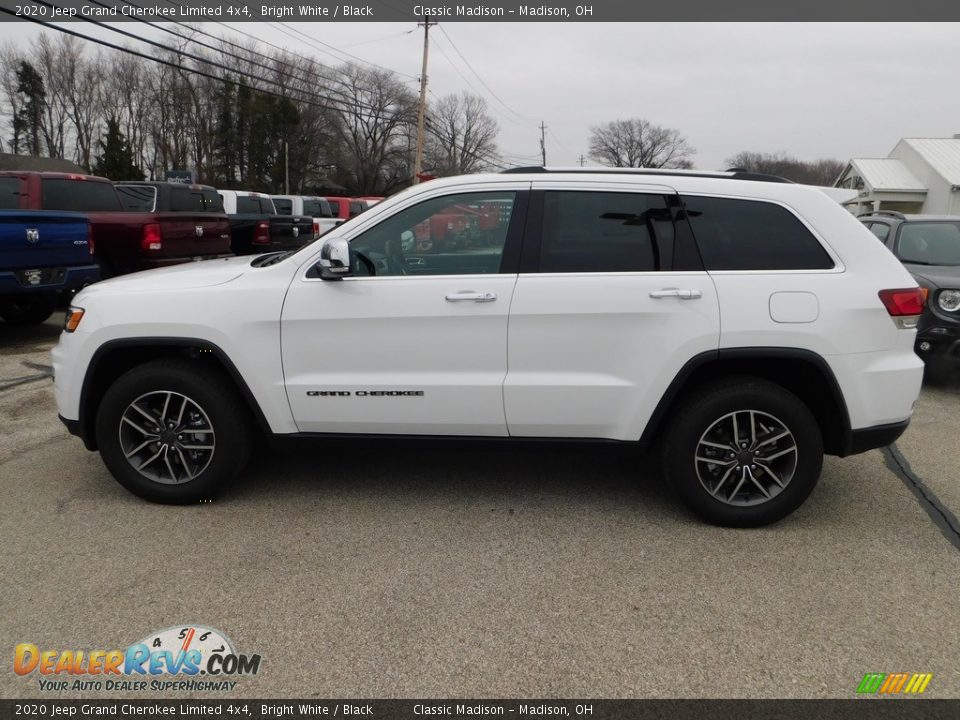 2020 Jeep Grand Cherokee Limited 4x4 Bright White / Black Photo #6