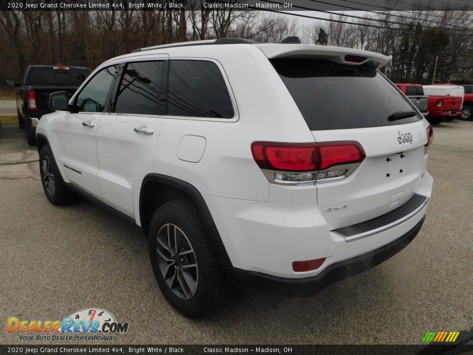 2020 Jeep Grand Cherokee Limited 4x4 Bright White / Black Photo #7