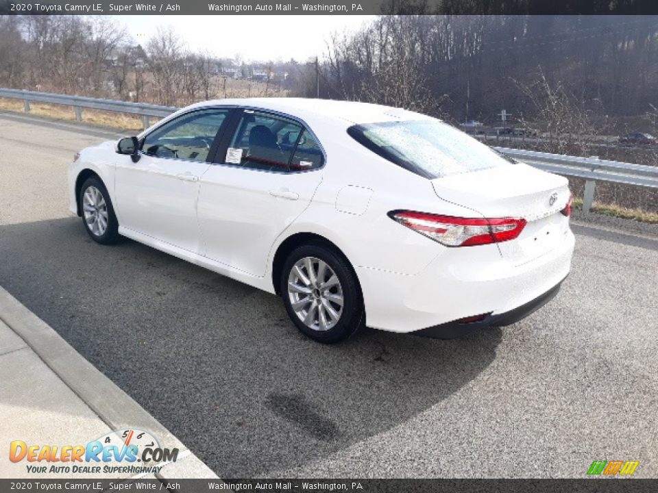 2020 Toyota Camry LE Super White / Ash Photo #2