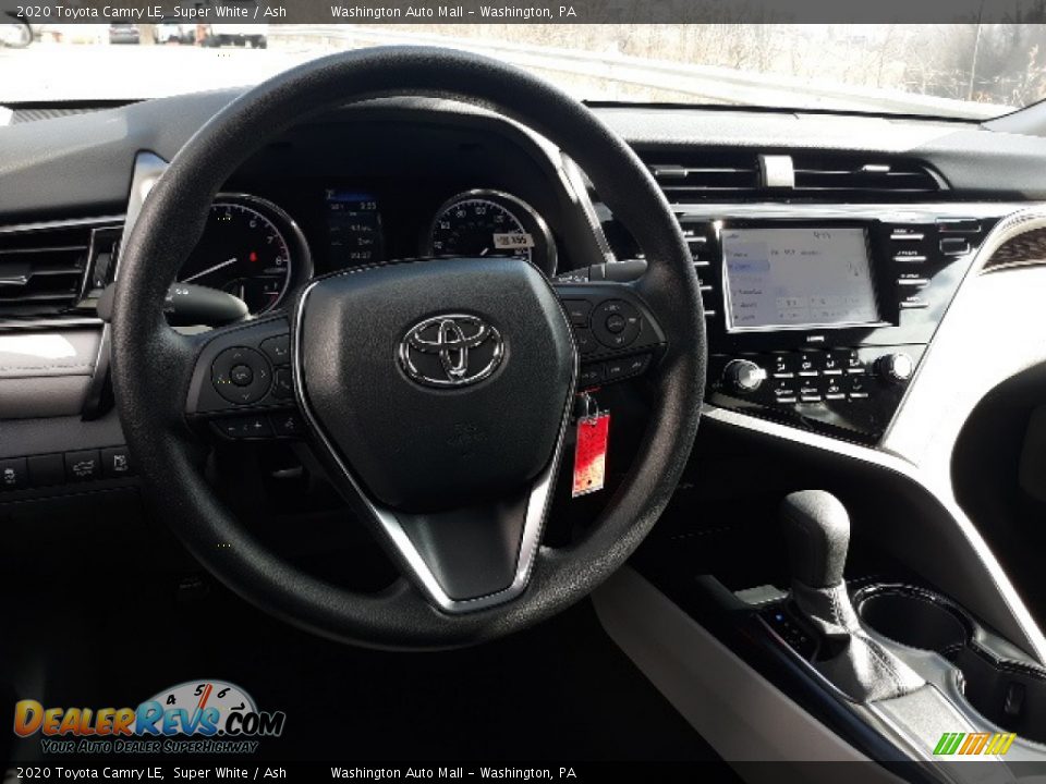 2020 Toyota Camry LE Super White / Ash Photo #3