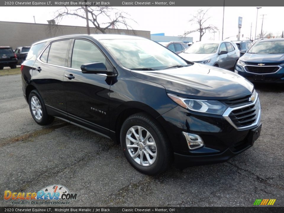 2020 Chevrolet Equinox LT Midnight Blue Metallic / Jet Black Photo #3