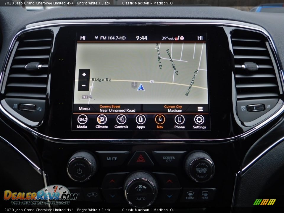 2020 Jeep Grand Cherokee Limited 4x4 Bright White / Black Photo #15