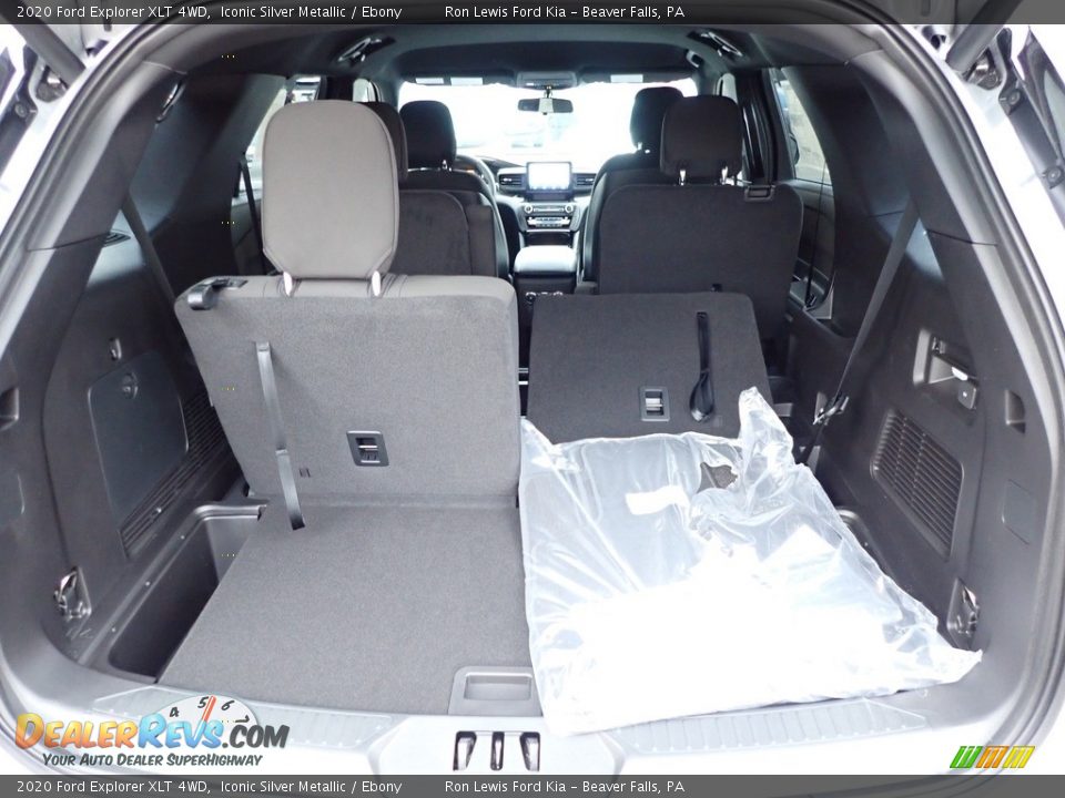 2020 Ford Explorer XLT 4WD Iconic Silver Metallic / Ebony Photo #4