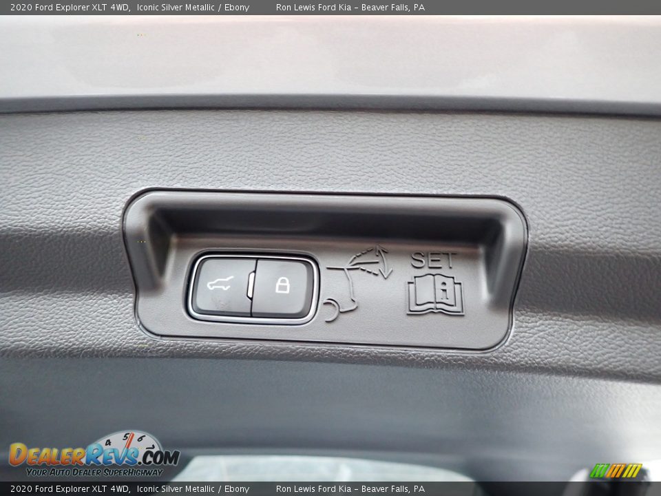 2020 Ford Explorer XLT 4WD Iconic Silver Metallic / Ebony Photo #5
