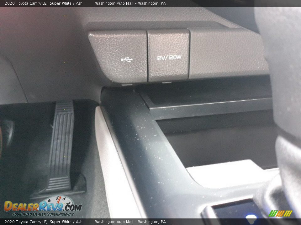 2020 Toyota Camry LE Super White / Ash Photo #12
