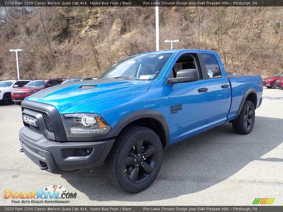 2020 Ram 1500 Classic Warlock Quad Cab 4x4 Hydro Blue Pearl / Black Photo #1