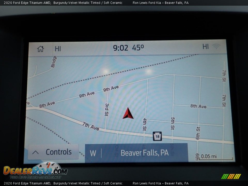 2020 Ford Edge Titanium AWD Burgundy Velvet Metallic Tinted / Soft Ceramic Photo #20