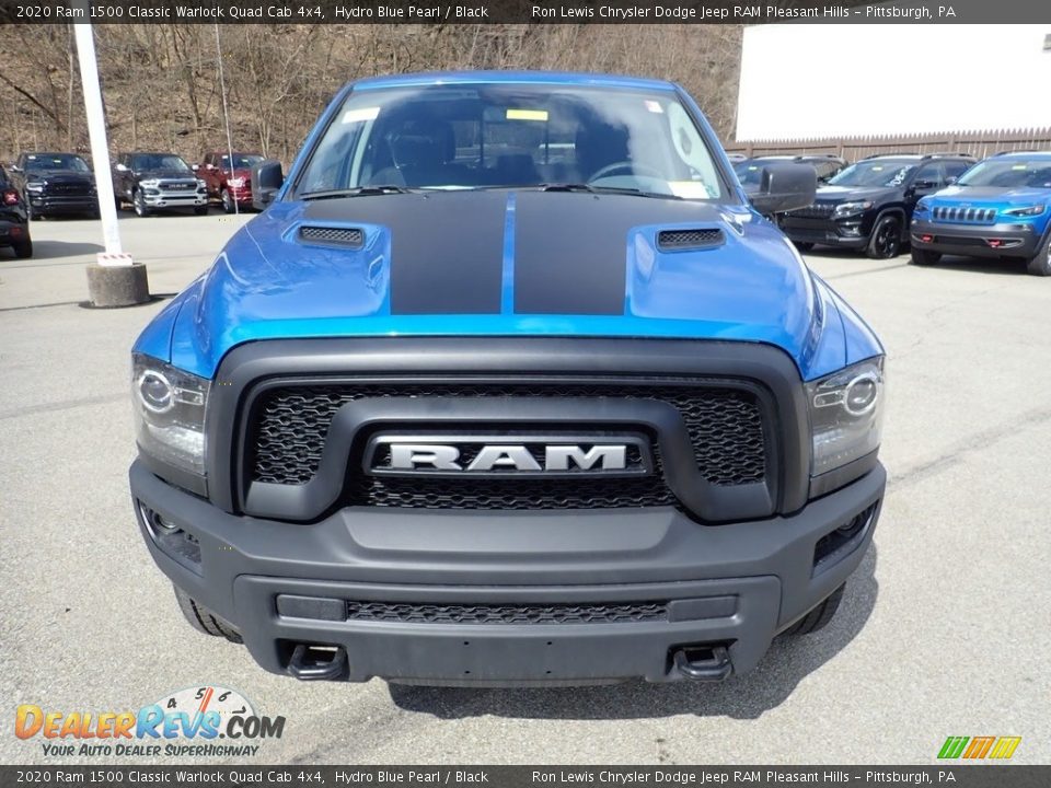 2020 Ram 1500 Classic Warlock Quad Cab 4x4 Hydro Blue Pearl / Black Photo #2