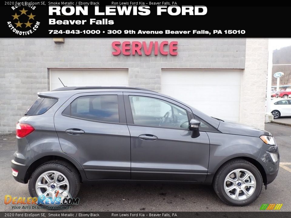 2020 Ford EcoSport SE Smoke Metallic / Ebony Black Photo #1
